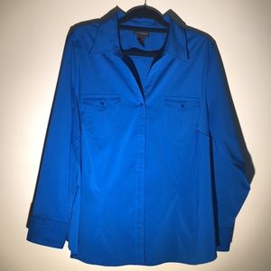 Lane Bryant button-front shirt
